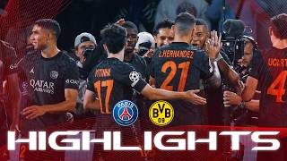 HIGHLIGHTS  PSG 20 Dortmund  ⚽️ MBAPPÉ amp HAKIMI [upl. by Josy]