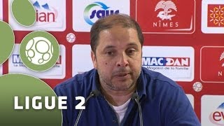 Conférence de presse Nîmes Olympique  AS NancyLorraine 01  20132014 [upl. by Gelhar]