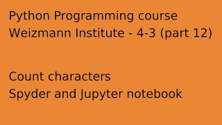 Python programming course 202412 part 12 [upl. by Otrebmal]