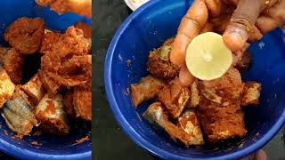 Fish fry in tamil  meen varuval  how to make fish fry recipe in tamil [upl. by Vasti]