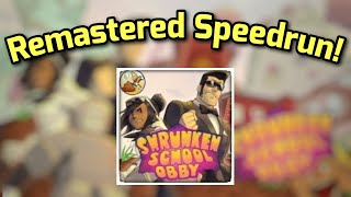 Shrunken School Obby REMASTERED Speedrun 43308 SRank Badge [upl. by Wolsky796]