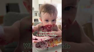 POV Diving into Baby Led Weaning – The Good The Bad and The Messy [upl. by Legge]