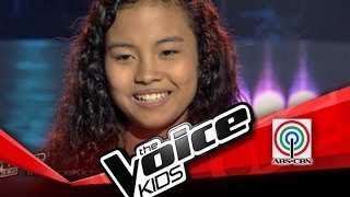 The Voice Kids Philippines Blind Audition quotTadhanaquot by Shanne [upl. by Clayson]