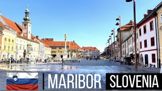 Walking tour in Maribor Slovenia in October 2022 [upl. by Fulcher]