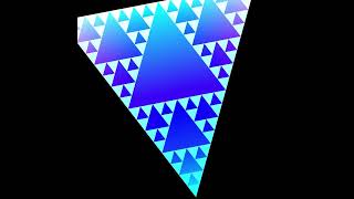 Sierpinski triangle animation3 [upl. by Gemma]