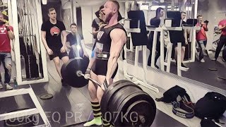 Jiří Tkadlčík  400kg EQ deadlift PR  390KG BW 107kg [upl. by Aliled]