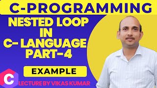 Nested Loop in c programmingPattern Program Print Star Part 4 [upl. by Assiled]