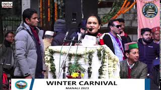 LIVE  WINTER CARNIVAL MANALI 2023 [upl. by Ayocat]