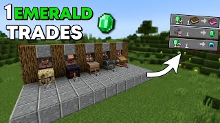 Quick Guide Easiest Villager Trading Hall In Minecraft [upl. by Celene888]