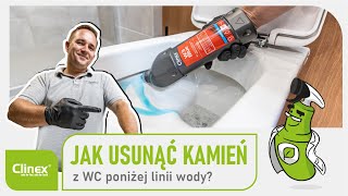 🚽 Jak usunąć kamień z WC poniżej linii wody 🚽✨ [upl. by Tessler667]