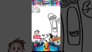 Como Dibujar a los MEGA MINIONS Muy FACIL  Para NIÑOS  Paso a Paso  DibujArteMania [upl. by Rhianna]