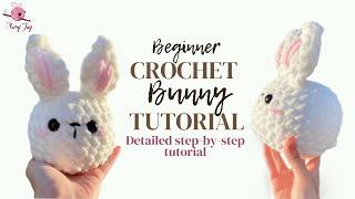 StepbyStep Tutorial on How to Crochet a Bunny for Beginners Quick Easy Rabbit  Free pattern [upl. by Eamanna604]