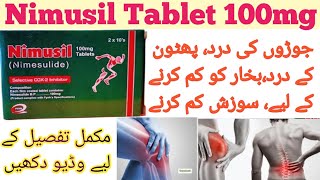 Nimusil tablet uses in Urdu hindiNimesulide 100mgbenefits and side effects shavika medicine [upl. by Parthena]