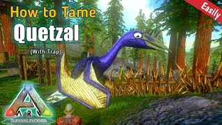 How to Tame a Quetzal Solo with Taming Trap  ARK Survival Evolved Mobile  Ark Beginners Guide [upl. by Berard256]