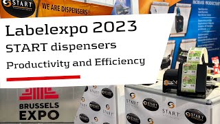 Labelexpo Europe 2023  START Dispensers  Productivity and Efficiency with Labels [upl. by Adnopoz576]