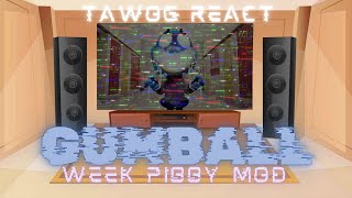 TAWOG React  FNF Pibby Apocalypse  Gumball Week  EyeFanBuild  FNF Mod FT GampP  DampC [upl. by Barnaby]