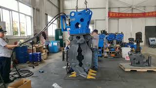 Rock Grabber Rock Grapple Stone Grabber Excavator Hydraulic Grapple for 15 Ton [upl. by Felecia]