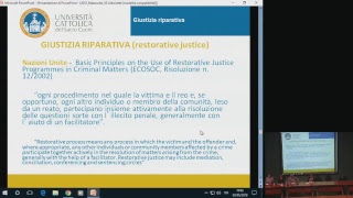 IIS Antonietti Iseo  Profssa Claudia Mazzucato  quotLa giustizia riparativaquot prima parte [upl. by Gaiser]