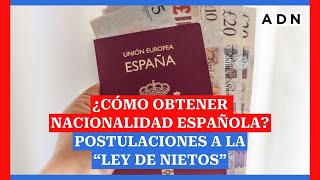 ¿Cómo obtener nacionalidad española En 270 aumentaron las postulaciones a la “Ley de Nietos” [upl. by Nodnar]