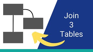 SQL Join 3 Tables HowTo with Example [upl. by Rafiq449]