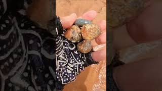 Finding Agate Carnelian Gemstone In River part 1205 gemstone [upl. by Htebsil]