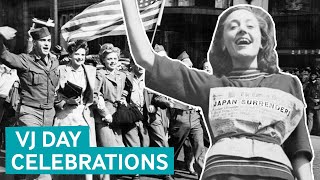 VJ Day Celebrations Footage 1945 [upl. by Elleraj]