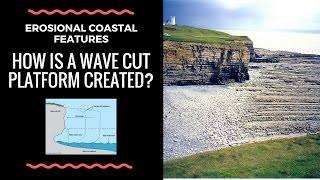 What are Wave Cut Platforms and how are they formed  annotated diagram and explanation [upl. by Gobert]