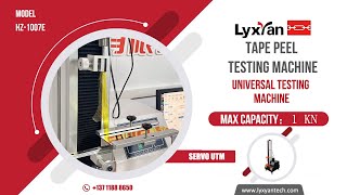 Tape 180 And 90 Degree Peel Strength Test Machine For Steel Plate Tape Adhesive Label ASTM D3330 [upl. by Teevens]