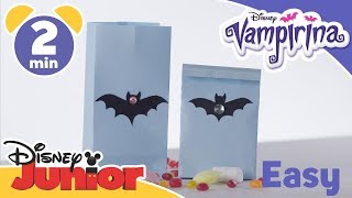 Vampirina  Trick or Treat Bag DIY  Disney Kids [upl. by Akfir]