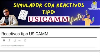 Simulador tipo USICAMM parte 2 👩‍🏫🧑‍🏫 [upl. by Shirley]