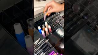 ASMR Makeup Collection Organization  Satisfying Sounds for a Relaxing Declutter [upl. by Ahsil]