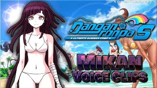 All Mikan Tsumiki Voice Clips • Danganronpa S Ultimate Summer Camp • All Voice Lines [upl. by Raye]