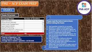 PMIACP Exam Prep  Practice Test 1 [upl. by Ahiel]