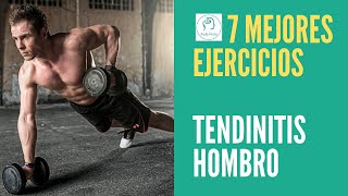 🏋💪 7 MEJORES EJERCICIOS para TENDINITIS HOMBROMANGUITO ROTADOR [upl. by Einohpets]