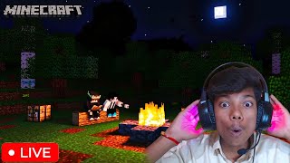 FIRST DAY MINECRAFT LIVE SURVIVAL SERIES  HINDI  PART 1 [upl. by Yahsed71]