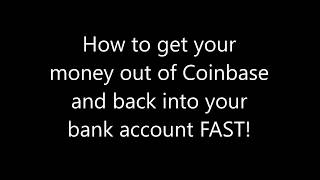 EASIEST WAY TO GET YOUR MONEY OUT OF COINBASE [upl. by Prouty]