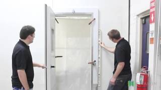 How to install an Eliason Swing Cooler Door [upl. by Asi]