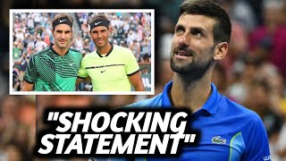 Novak Djokovic REJECTS Federer and Nadal as Tennis’ Greatest—SHOCKING Statement [upl. by Einiar142]