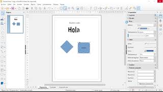 Tutorial LibreOffice Draw 7 video 1 Explicación paso a paso Desde cero [upl. by Panter]