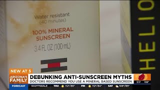 Doctors debunk antisunscreen myths [upl. by Orling176]