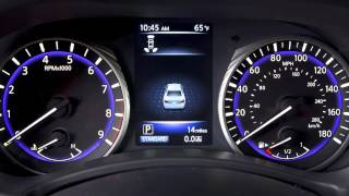 2015 INFINITI Q50  Vehicle Information Display [upl. by Grimbald]