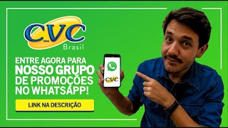 Como comprar PACOTE DE VIAGEM barato na CVC Viagens  Grupo Exclusivo de PROMOÇÕES CVC viagens [upl. by Euqitsym377]