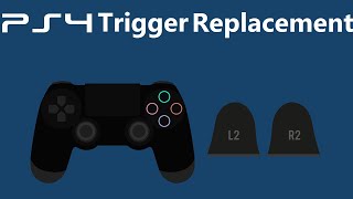 PS4 Controller DualShock 4 L2 and R2 Trigger Replacement [upl. by Dibbell]