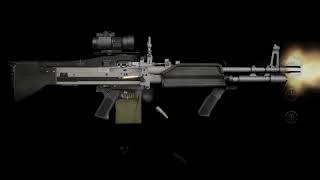 M60 full firing  sound effect pk9soundeffect2102 [upl. by Ahsit]