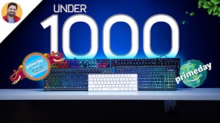 Top 3 Best Gaming Keyboard under 1000 of 2024  Best Gaming keyboards of 2024  Prime Day Sale [upl. by Daniele]