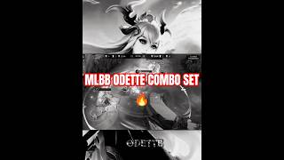 ODETTE MLBB COMBO SET 4 solo playermobilelegendsbangbang mobilelegends odette odettegameplay [upl. by Eddina]