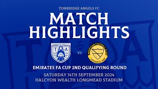 Highlights  Tonbridge Angels v Merstham  140924 [upl. by Hannazus]