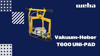 Vakuum Heber T600 UNI PAD [upl. by Hescock]