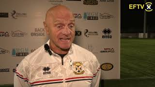 POSTMATCH REACTION  Ian Campbell v Stranraer [upl. by Nassi]