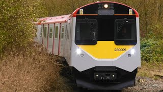 Transport For Wales Class 230  230009 Arrives At Bidston On The Borderlands Line 2nd November 2024 [upl. by Becki]